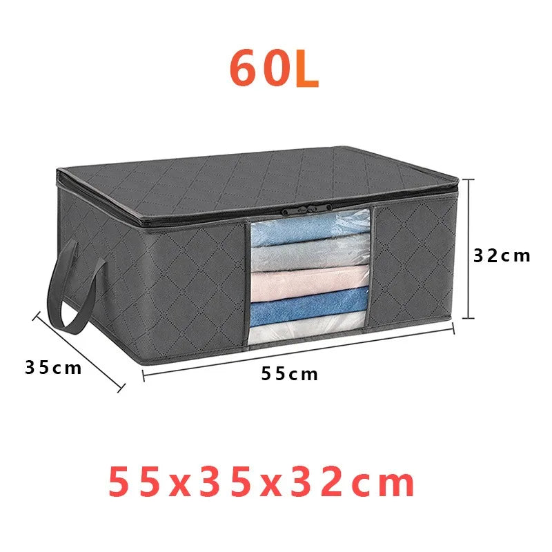 Foldable Storage Bag Large Capacity, Clothes, Blankets