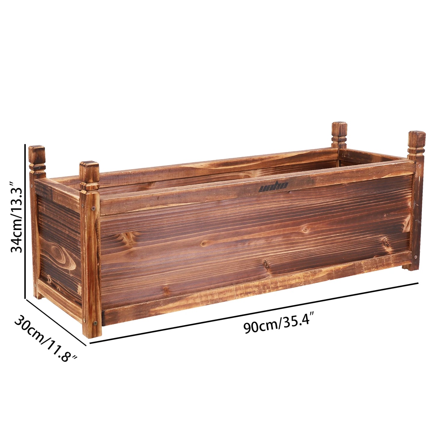 Wooden Raised Flower Bed for Garden