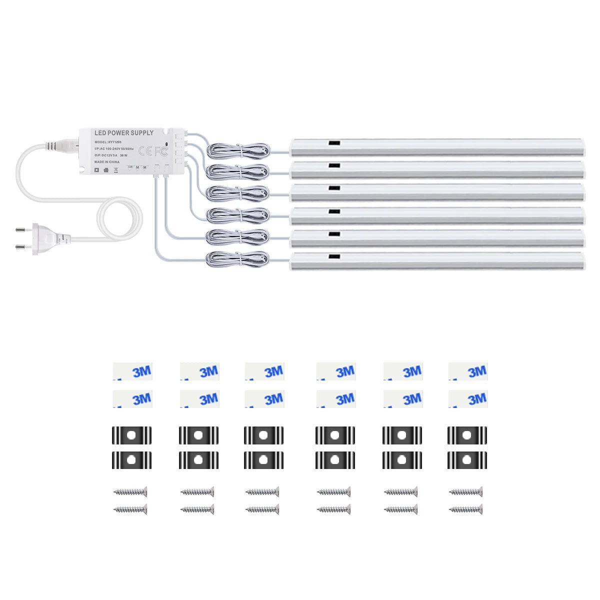 LED Under Cabinet Motion Sensor Aluminum Bar Light