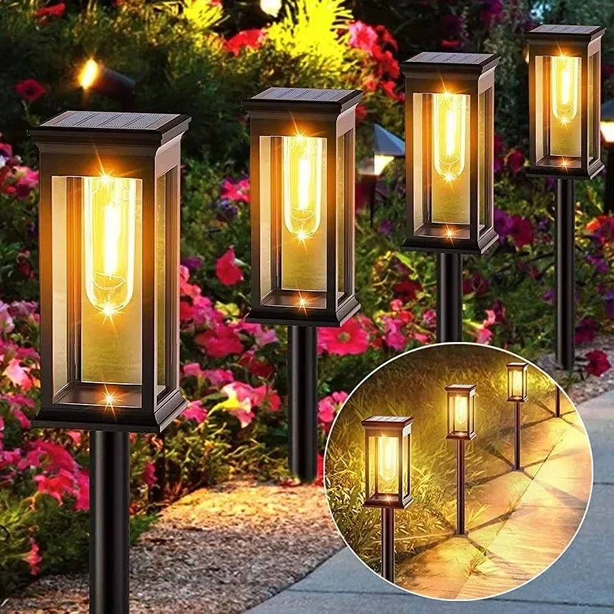 Waterproof LED Solar Lights – Automatic Dusk‑to‑Dawn Outdoor Lighting