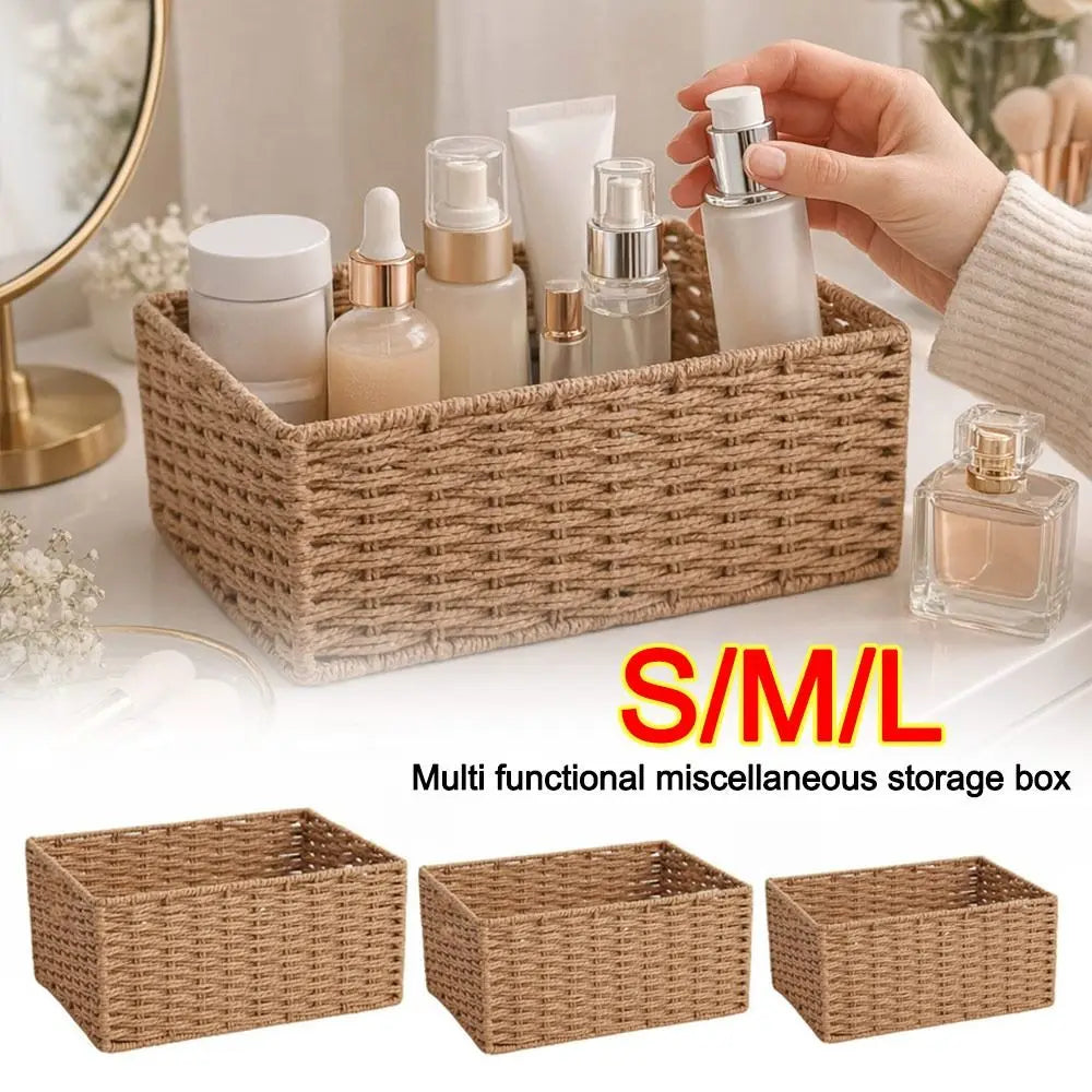 Handwoven Storage Basket – Reusable