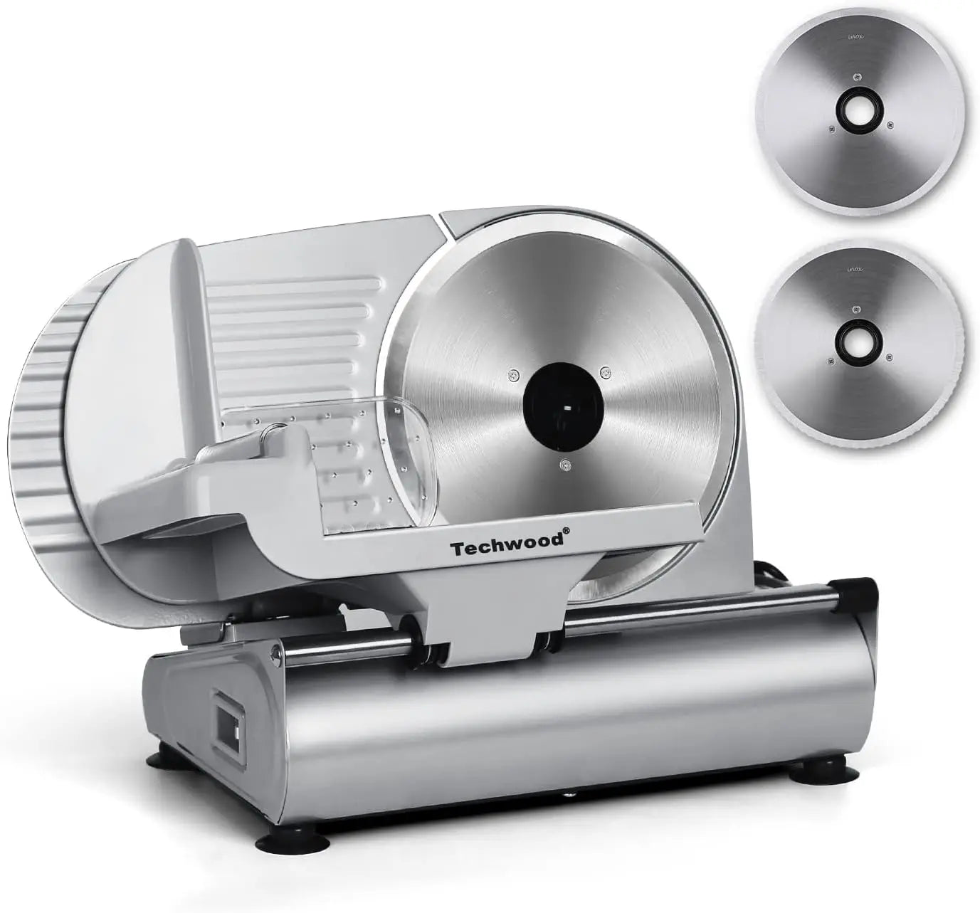 Electric Deli Food Slicer – Removable 9" Stainless Steel Blade for Meat, Cheese & Bread