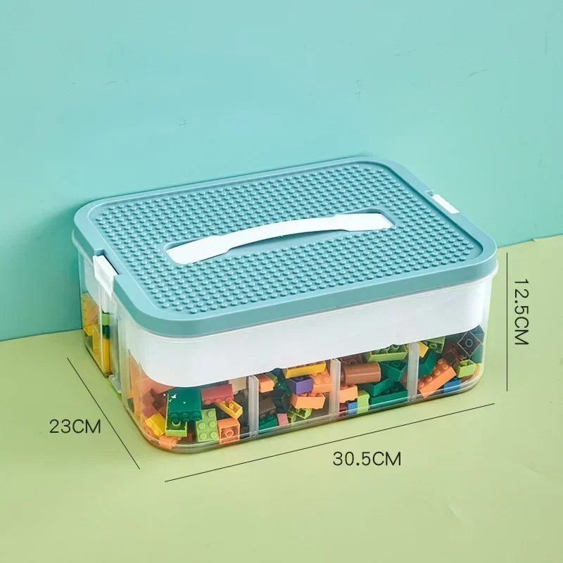 Building Block Storage Box, Adjustable, Container, Small Storage Container, Jewelry Organizer Box