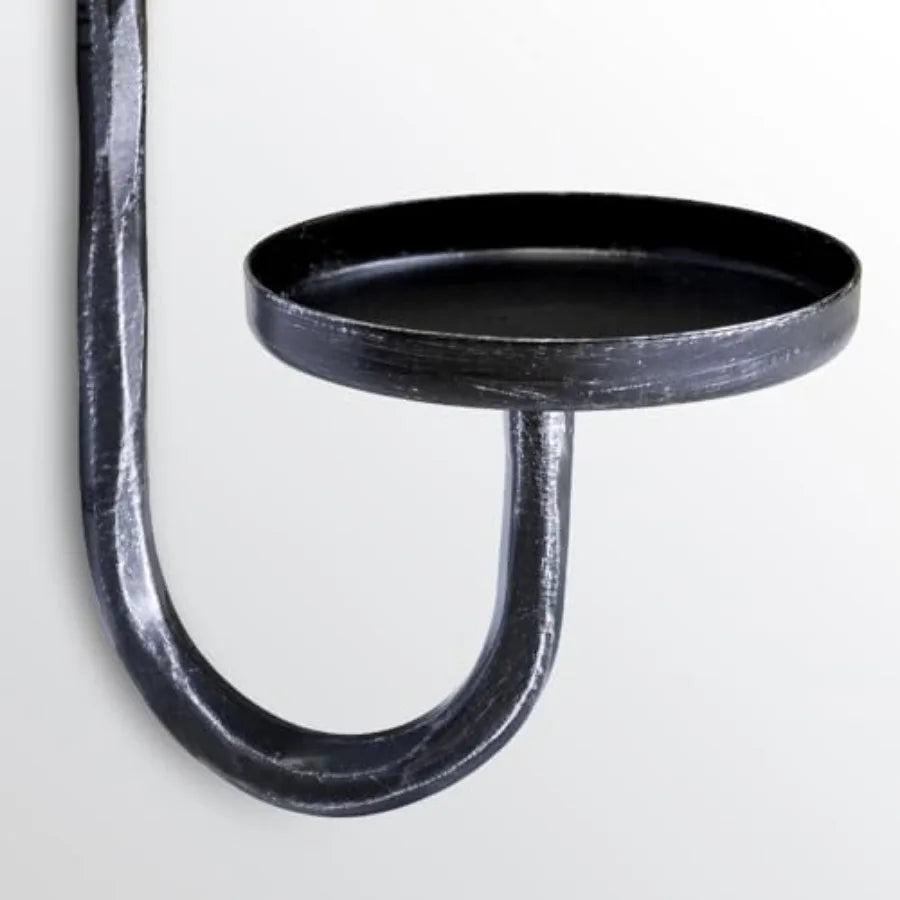 Hand-Forged Wall Candle Sconces Set of - 2