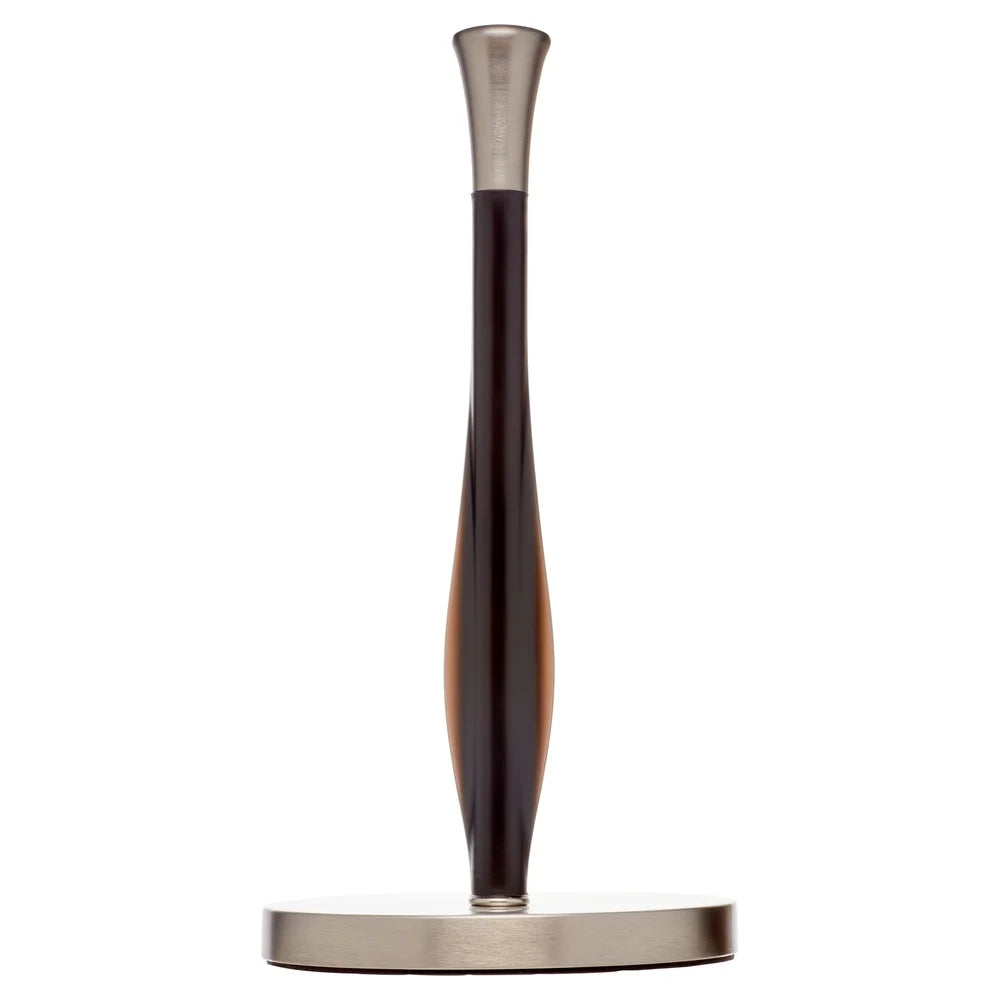Free-Standing Paper Towel Holder – Weighted Base Non-Slip Design, One-Hand Tear for Standard Rolls