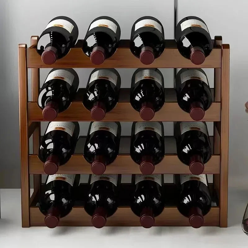 Wine Display Rack for Table or Cabinet Top