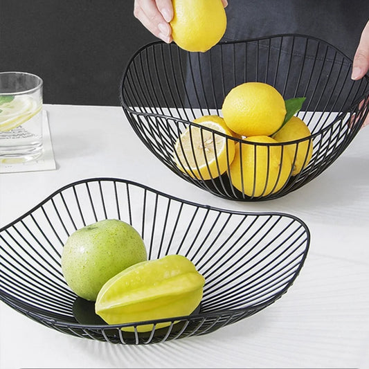 Geometric Fruit Gallery - Matte Wire Basin