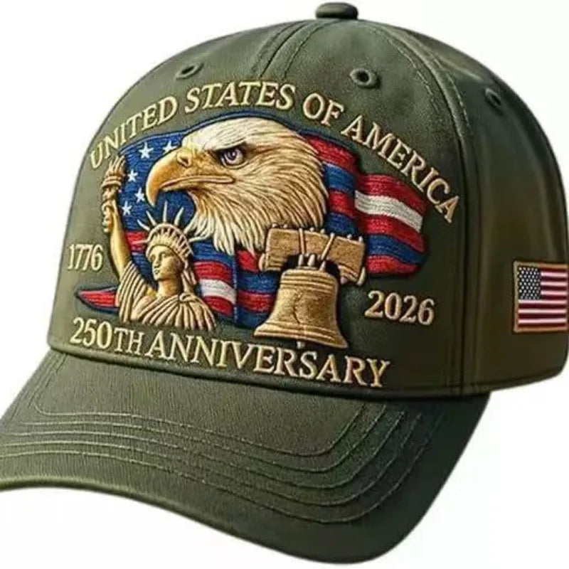Men's USA 250th Anniversary 1776-2026 Patriotic Baseball Cap