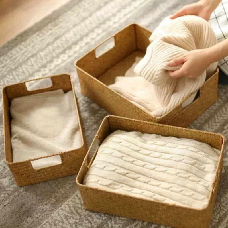 Essential Stackable Home Storage Totes (Set of 2)