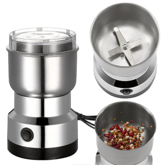 Kitchen Multifunctional 4‑Blade Grain Grinder – Home Electric Coffee & Spice Grinder