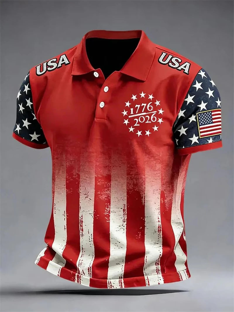 America 250th Anniversary Polo Shirt