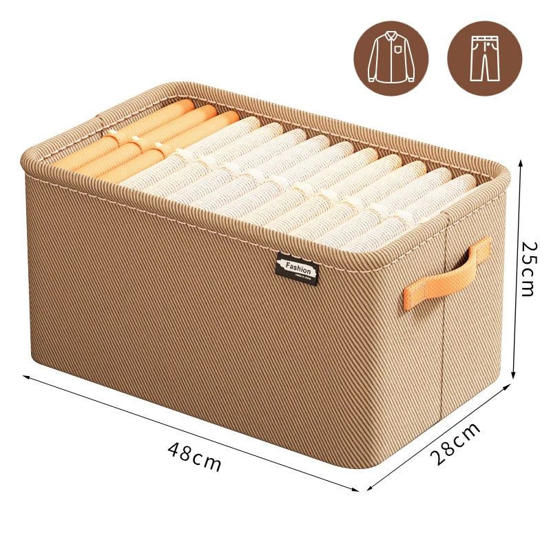 Heavy-Duty Foldable Storage Bins with Handles