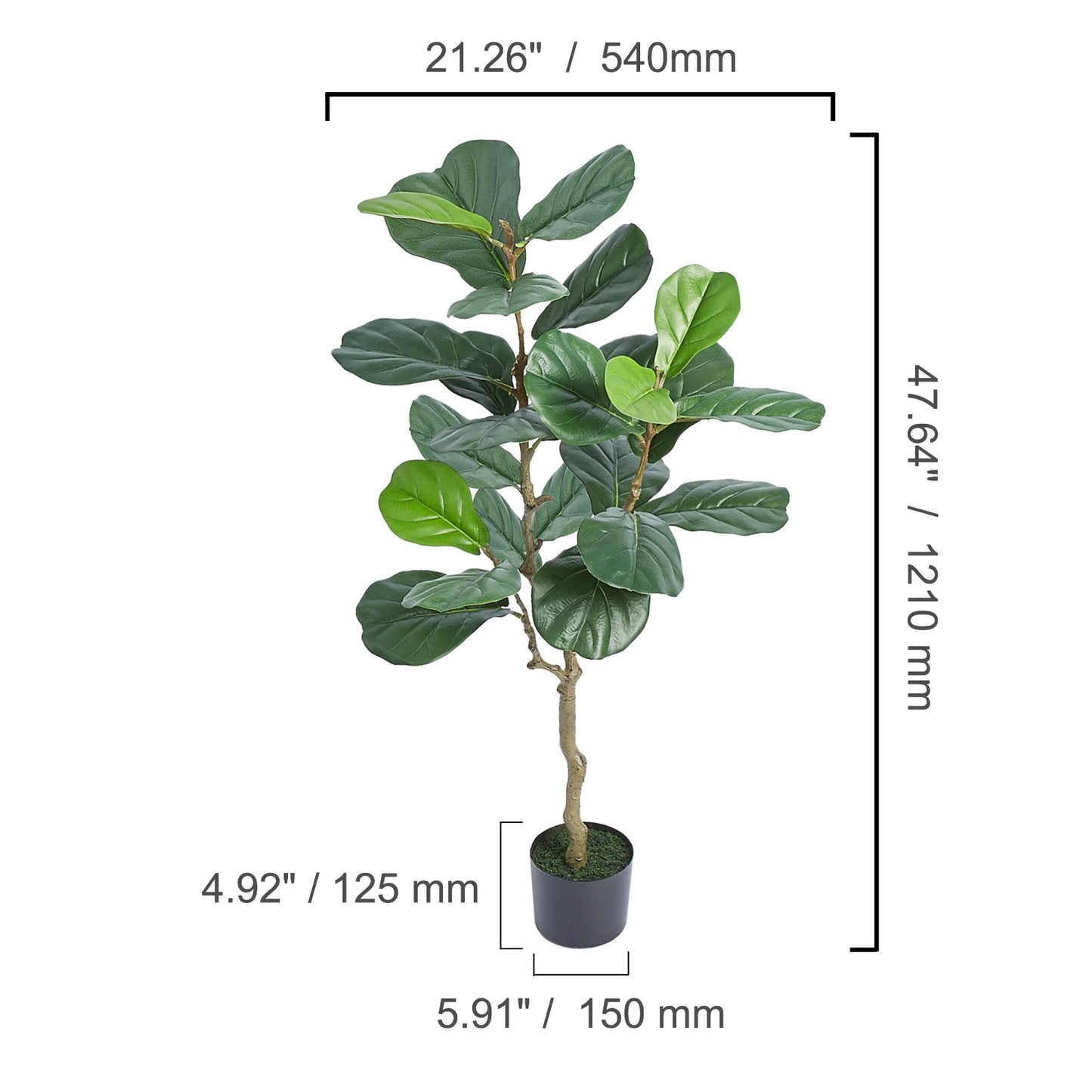 Artificial Olive Tree 4/5/6FT Tall Faux Plant for Home