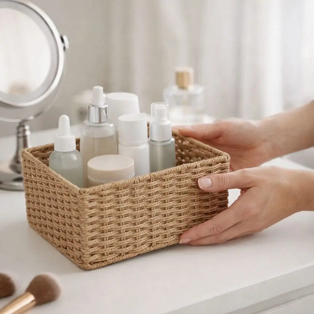 Handwoven Storage Basket – Reusable