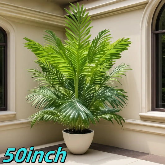 50‑Inch Artificial Palm Tree – Realistic All‑Season Faux Tropical Décor