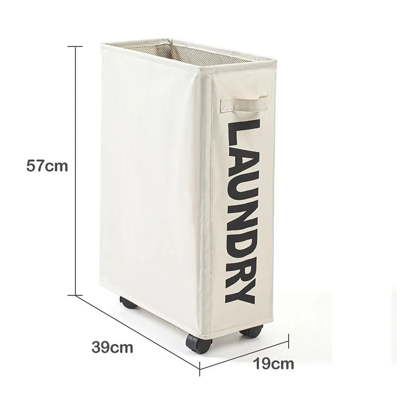 Laundry Basket with Wheels Large Capacity, Multifunctional Foldable Waterproof Storage Bag