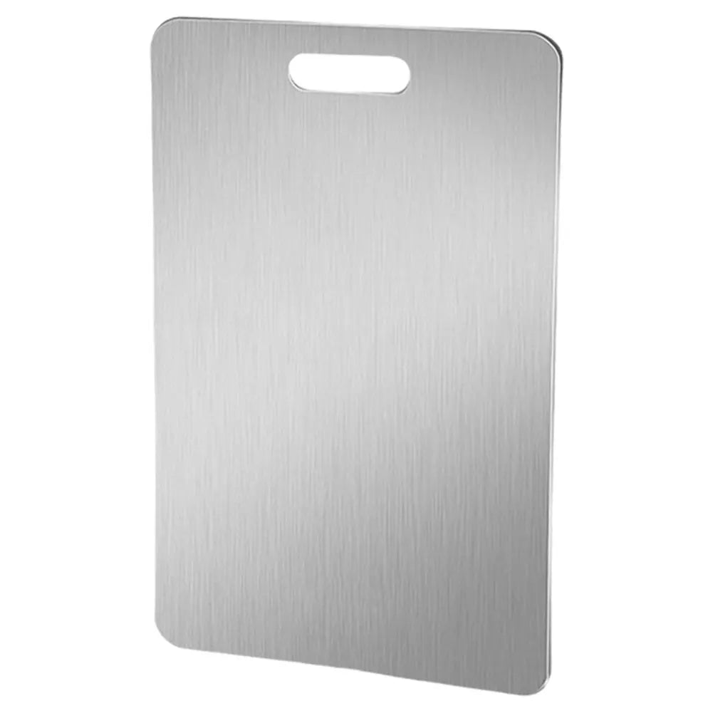 Stainless Steel Cutting Board - Double Sided Chopping Board for Kitchen