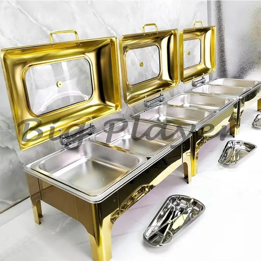 9L Electric Chaffing Plate Food Heater for banquet catering or wedding