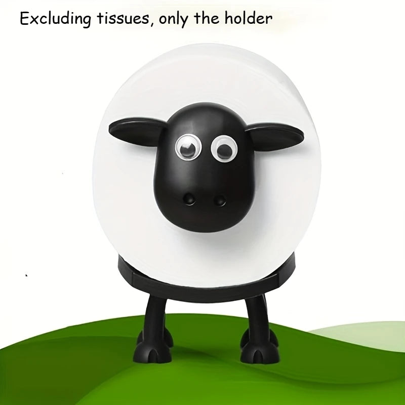 3D Sheep-Shaped Toilet Paper Holder