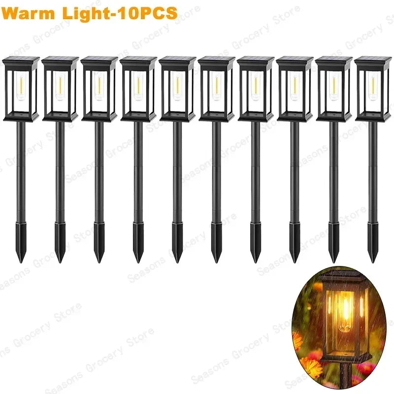 Waterproof LED Solar Lights – Automatic Dusk‑to‑Dawn Outdoor Lighting