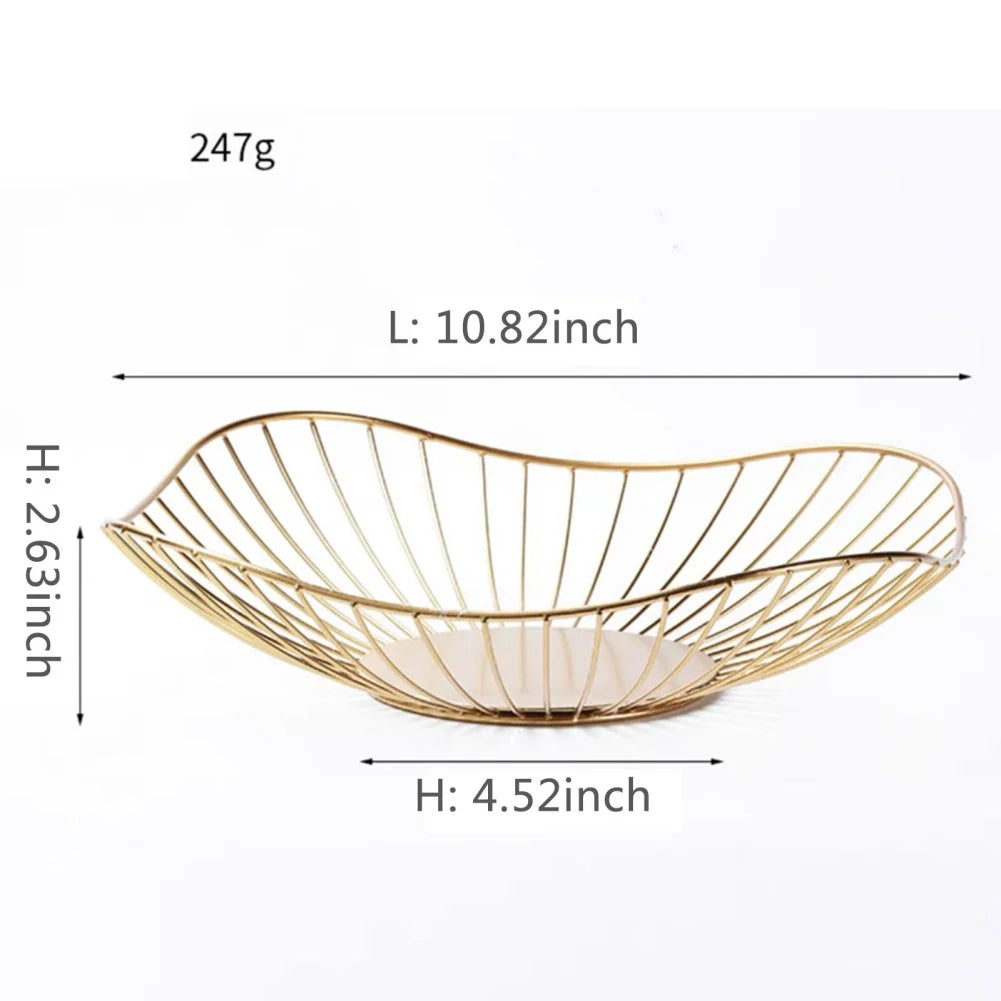 Geometric Fruit Gallery - Matte Wire Basin