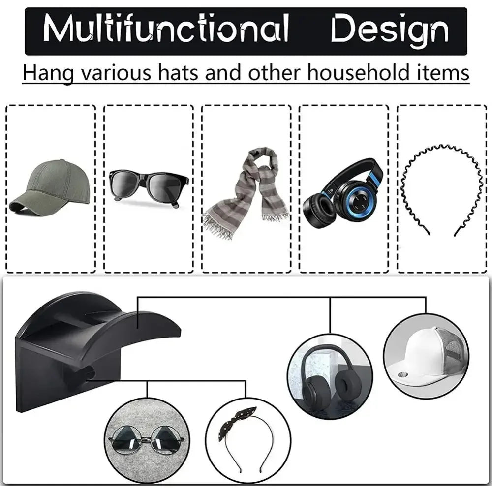 Baseball Hat Storage Organizer – Holds 2, 4, 8, or 10 Caps, Stackable Closet & Shelf Organizer