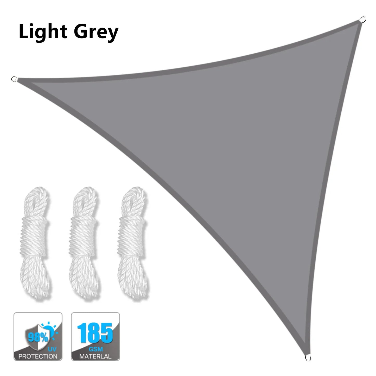 Triangle Sun Shade Sail – Waterproof UV‑Protection Canopy for Patio, Garden, Pool & Backyard