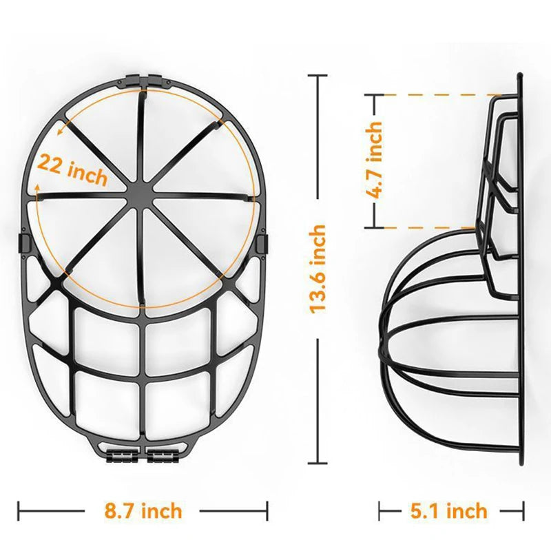 Hat washer laundry accessories, sturdy anti deformation hat protection frame
