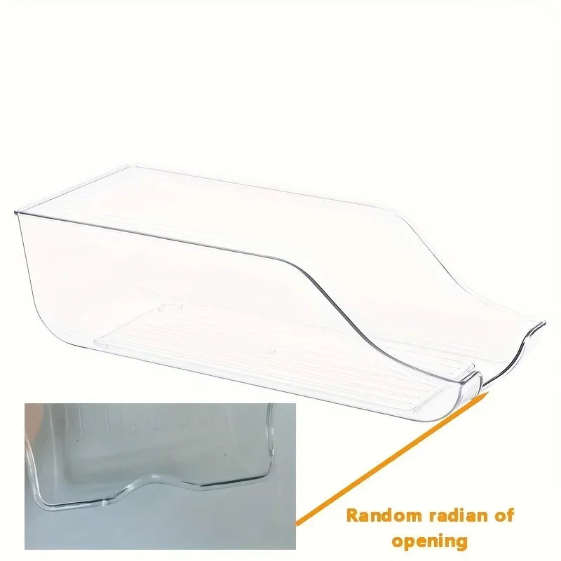 Stackable Auto-Rolling Can Dispenser for Fridge & Pantry
