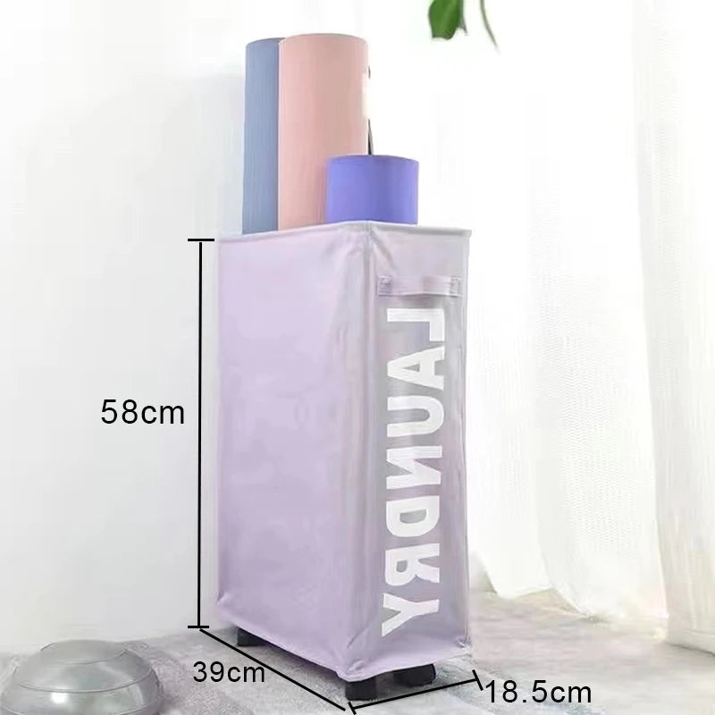 Laundry Basket with Wheels Large Capacity, Multifunctional Foldable Waterproof Storage Bag