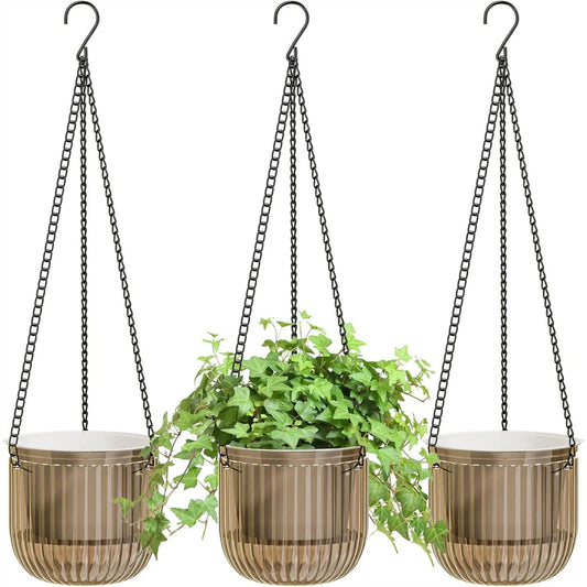 Hanging Planters - 3 Pack, 6.5 Inch
