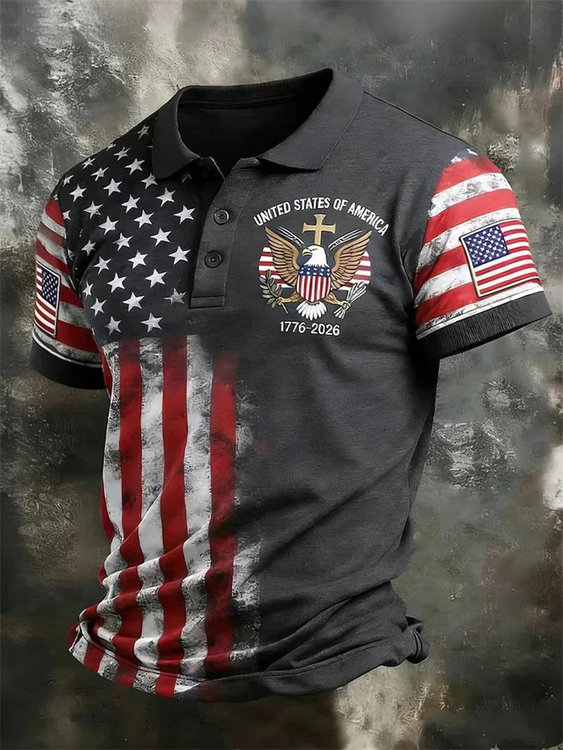 America 250th Anniversary Polo Shirt