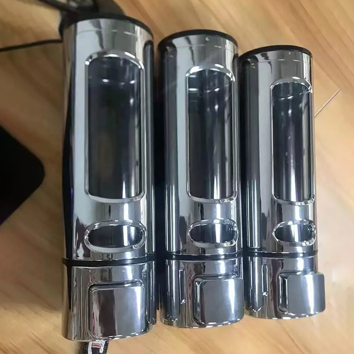 3-Shower dispenser, shampoo, conditioner and body wash container, waterproof