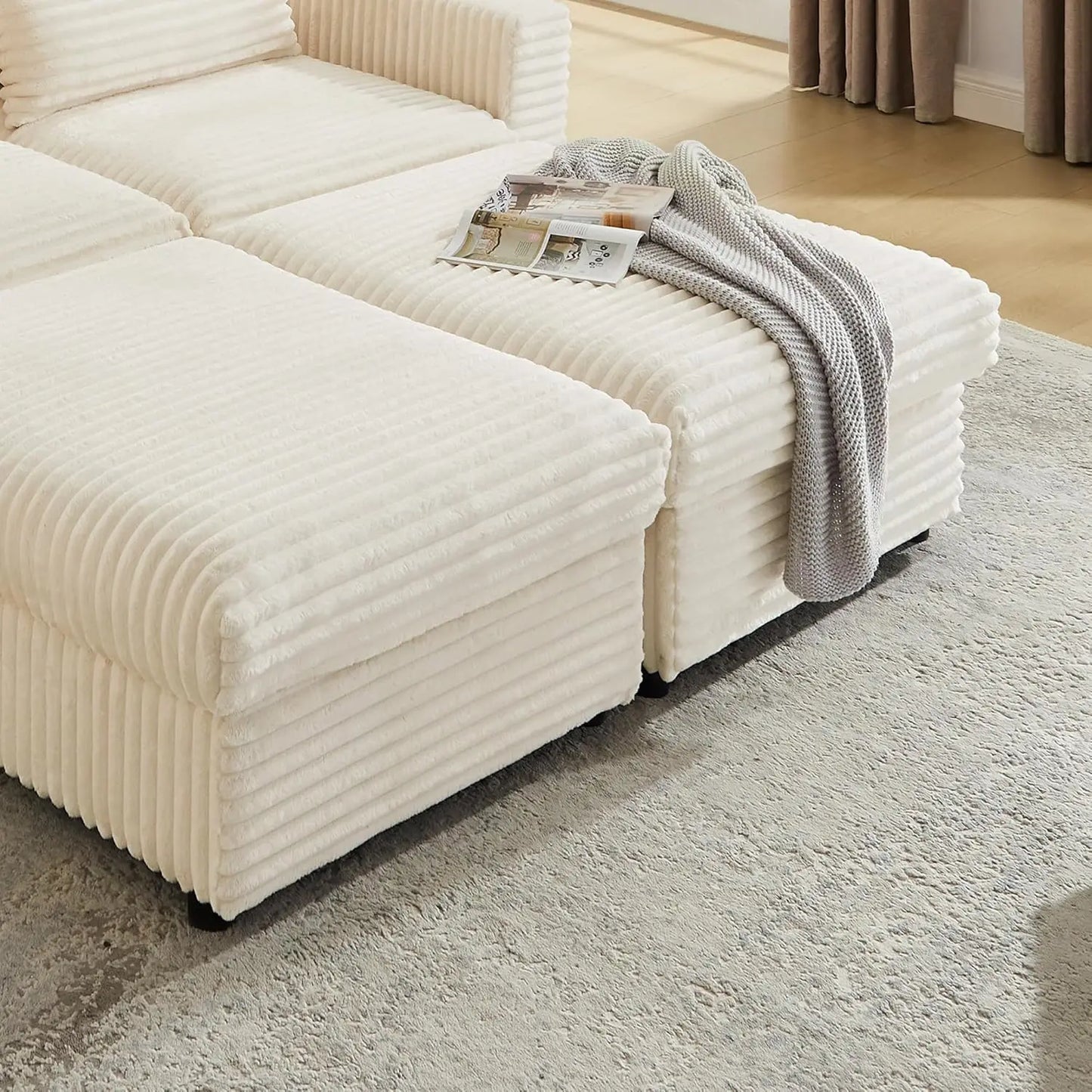 Storage Ottoman, Easy Assembly Square