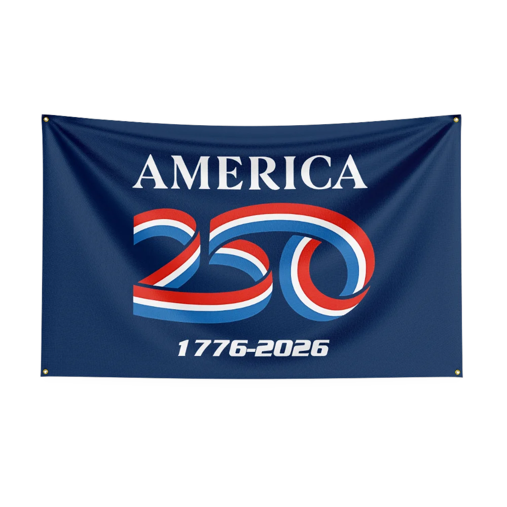 US 250th Anniversary 1776 2026 Semiquincentennial Flag, Independence Day Flag, 250 Years US Birthday Outdoor Flag