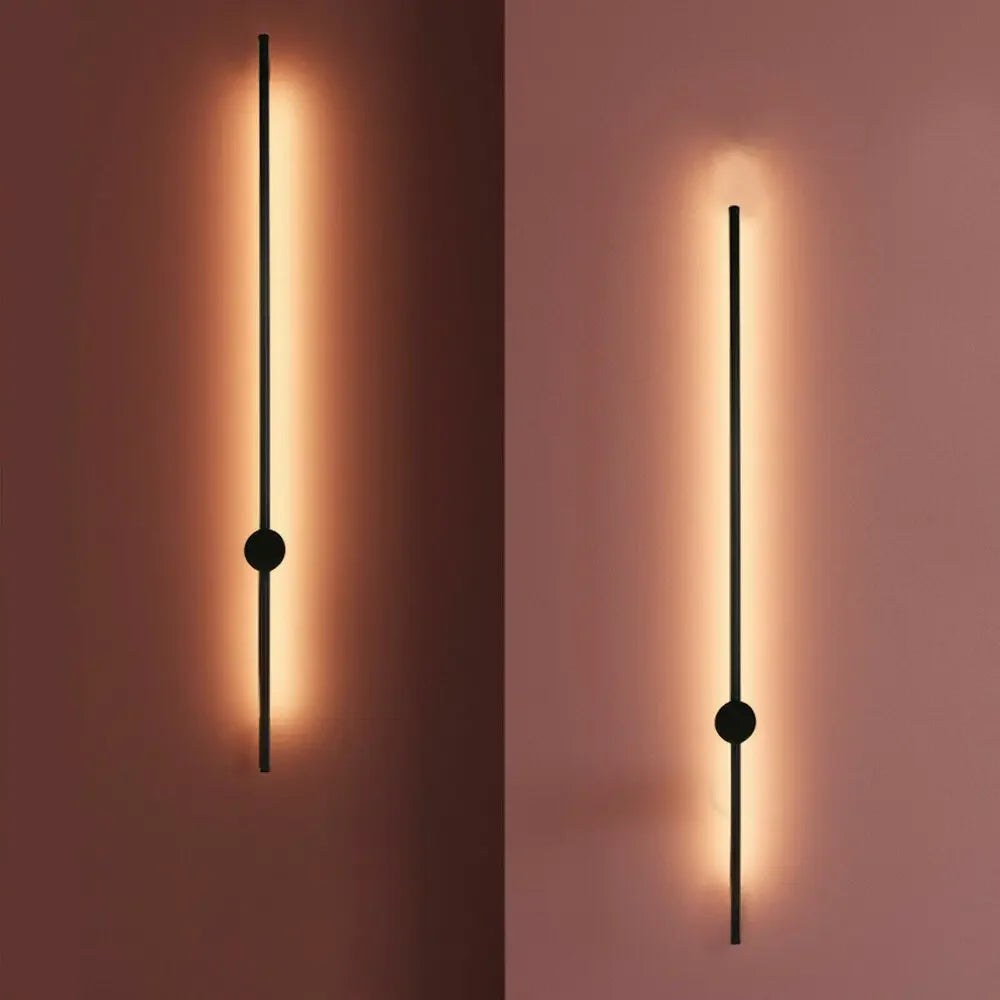 LED Wall Light – Long Strip Sconce for Stairs, Bar, and Bedroom