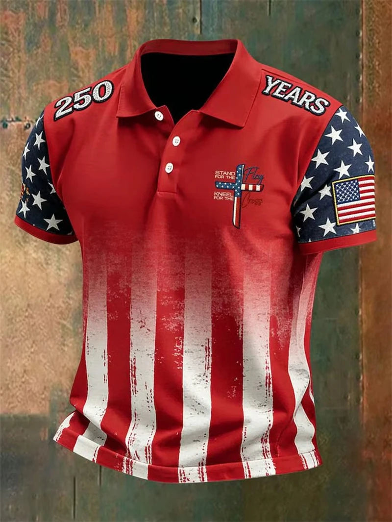 USA 250th Anniversary Men's Polo Shirt