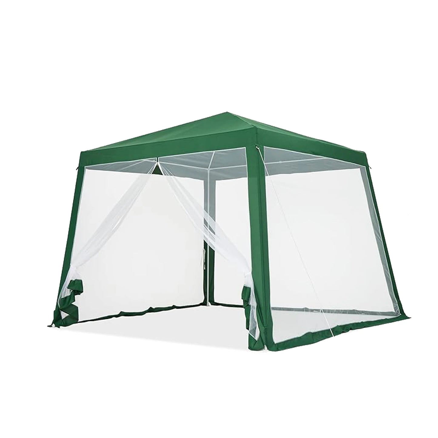 Easy Pop-Up Canopy, Outdoor Screen Tent with Mesh Mosquito Netting Side Walls, Waterproof for Camping, Party, or Yard