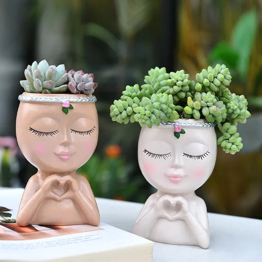 Blush Figurine Planter & Vase
