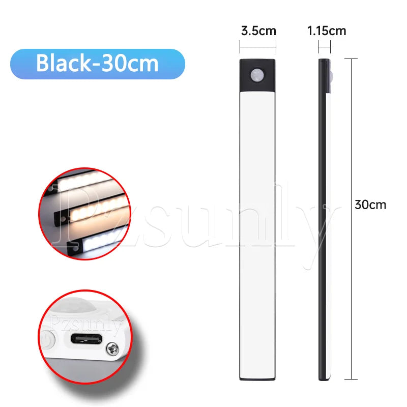 LED Motion Sensor Bar Light for Kitchen, Closet