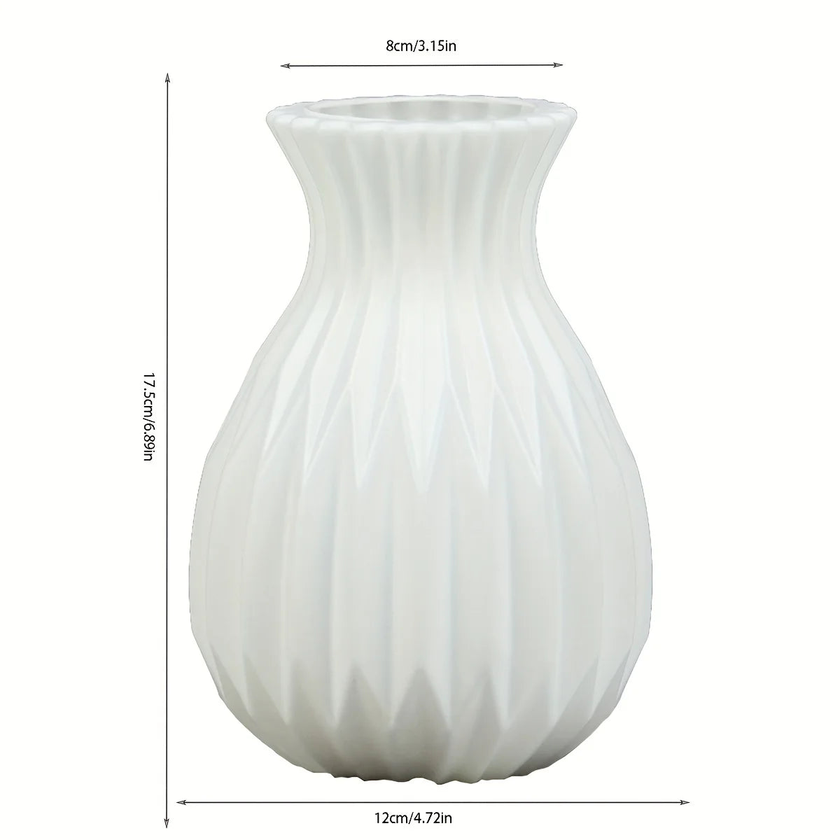 Shatterproof Hydroponic Plant Vase for Tabletop Decor