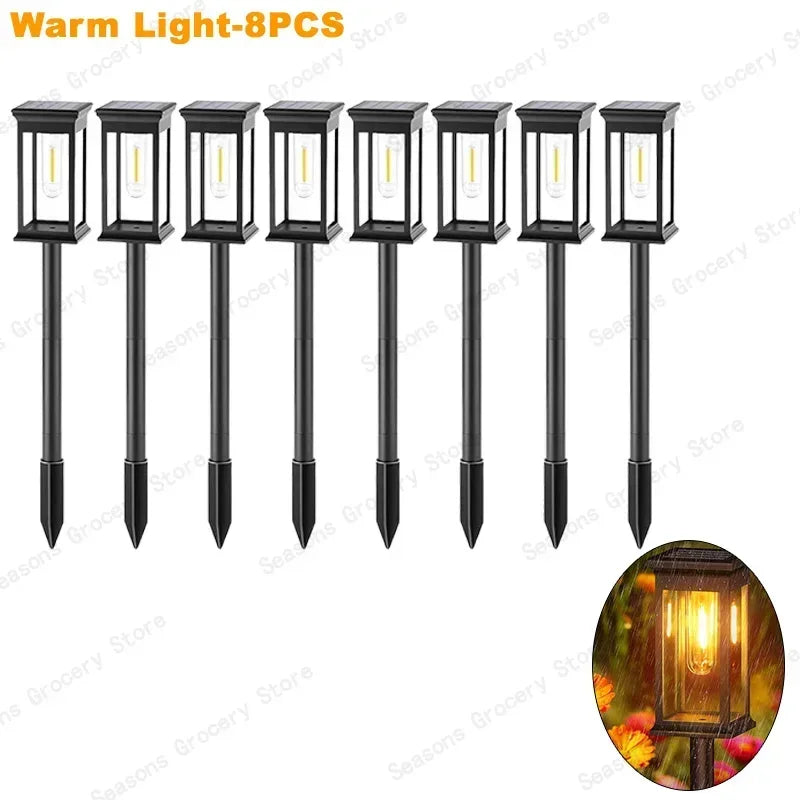 Waterproof LED Solar Lights – Automatic Dusk‑to‑Dawn Outdoor Lighting