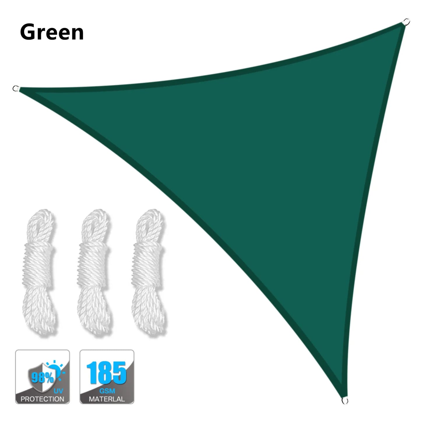 Triangle Sun Shade Sail – Waterproof UV‑Protection Canopy for Patio, Garden, Pool & Backyard