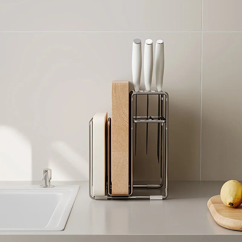 Stainless Steel Knife Holder for Storing Kitchen Tools