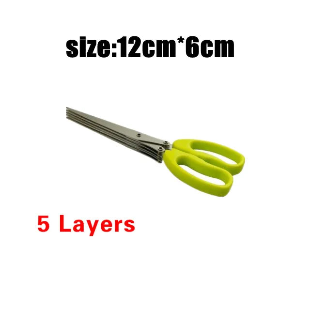 Stainless Steel Muti-Layers Kitchen Scissors for Vegetables - Kitchen Accessories