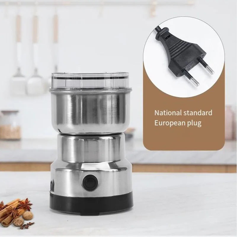 Kitchen Multifunctional 4‑Blade Grain Grinder – Home Electric Coffee & Spice Grinder