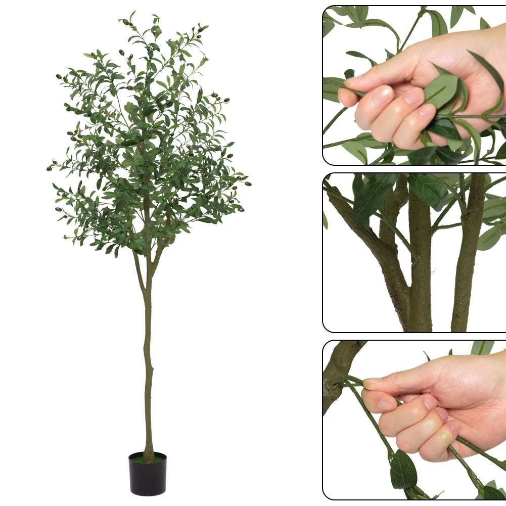 Realistic Artificial Olive Tree – UV‑Resistant Faux Plant for Home & Office Décor