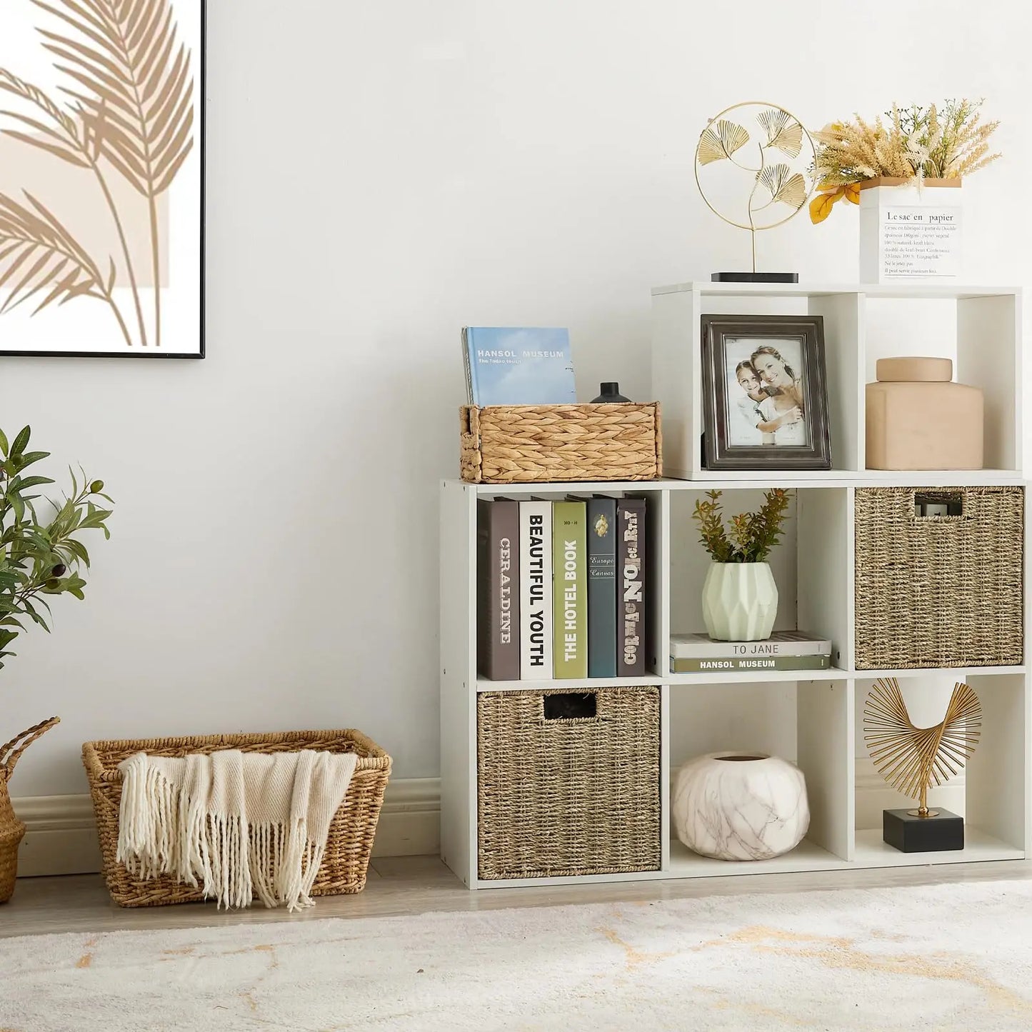 Hand-woven Storage Baskets, Foldable