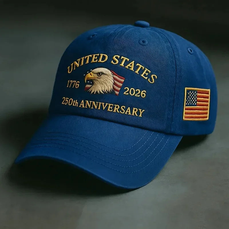 2025 New US 250th Anniversary Baseball Cap Outdoor Hat for Men Women