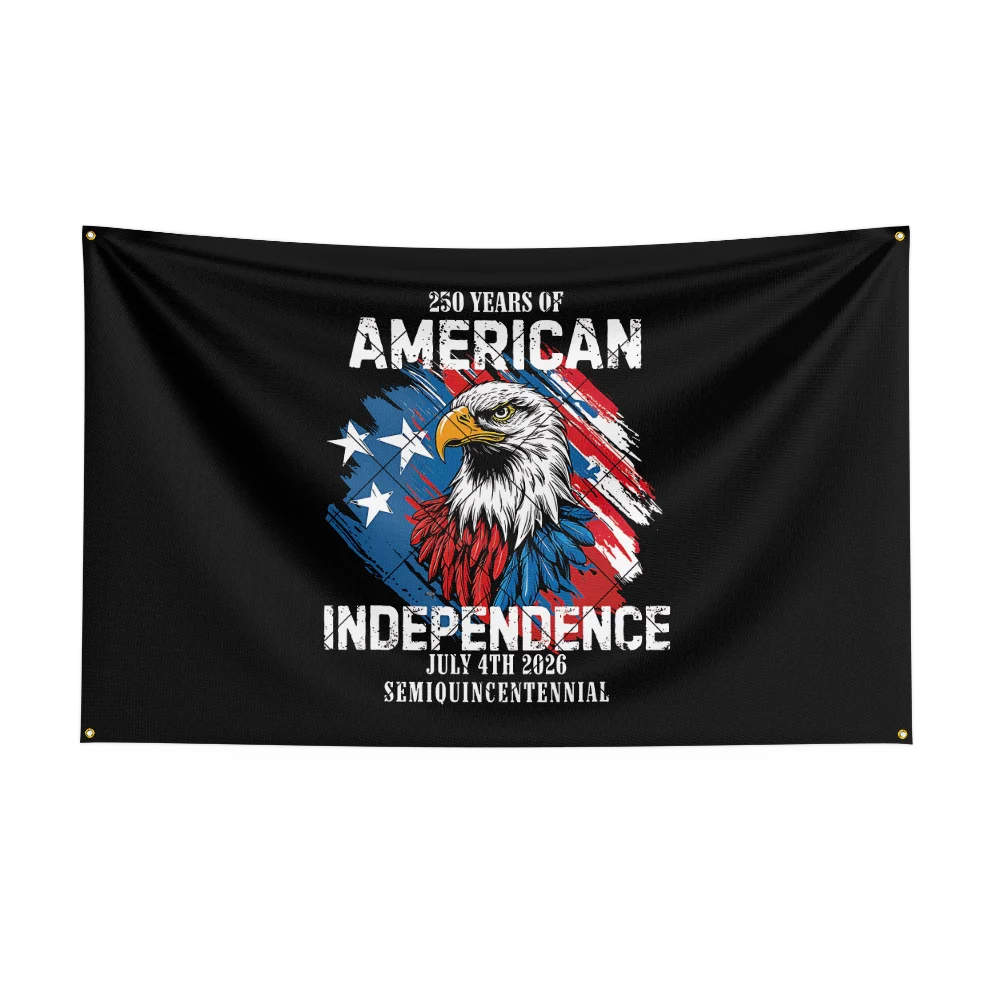 US 250th Anniversary 1776 2026 Semiquincentennial Flag, Independence Day Flag, 250 Years US Birthday Outdoor Flag